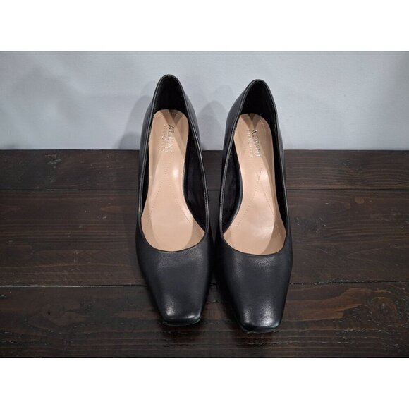 Alfani Step N' Flex Women's Tarah Black Leather Square-Toe Pumps/NWOB, Sz. 8M - Picture 5 of 11